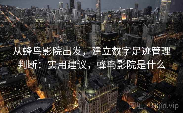 从蜂鸟影院出发，建立数字足迹管理判断：实用建议，蜂鸟影院是什么